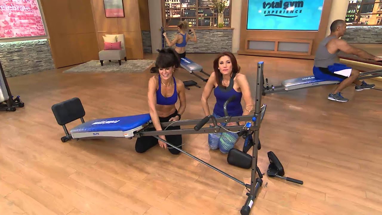 Total Gym Elite with 6 Attachments and 4 DVDs with Rick Domeier