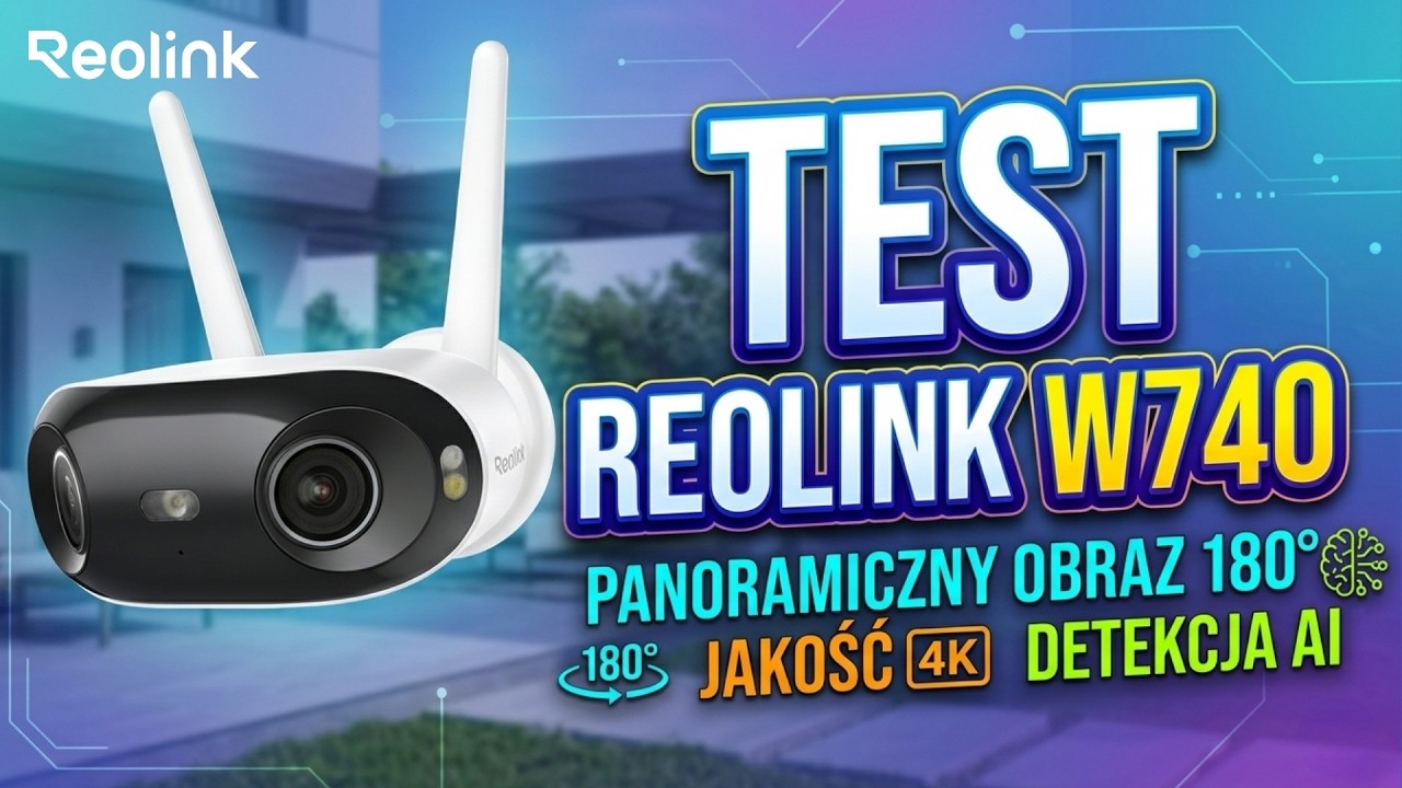 Testujemy Reolink W740 &ndash; kamera WiFi 4K 180&deg; z funkcjami AI | Sprawdzamy w praktyce!