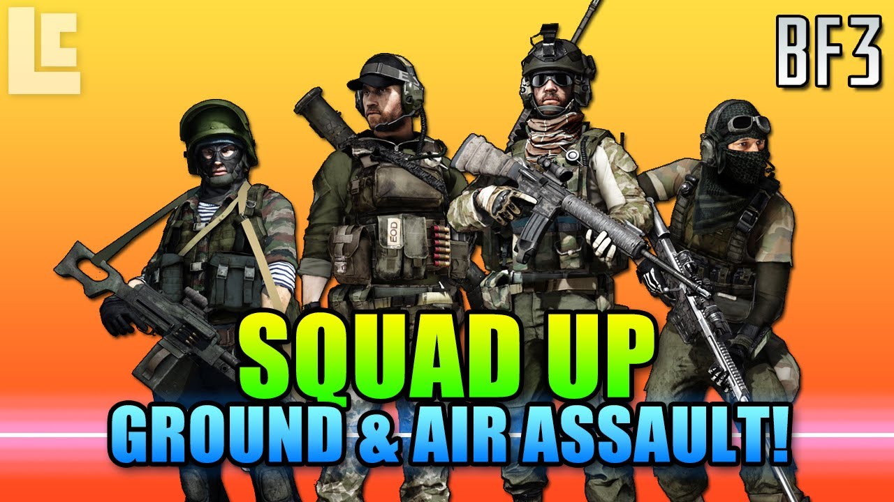 Squad Up: Combined Attack - Ground & Air! (Battlefield 3 Gameplay/Commentary)