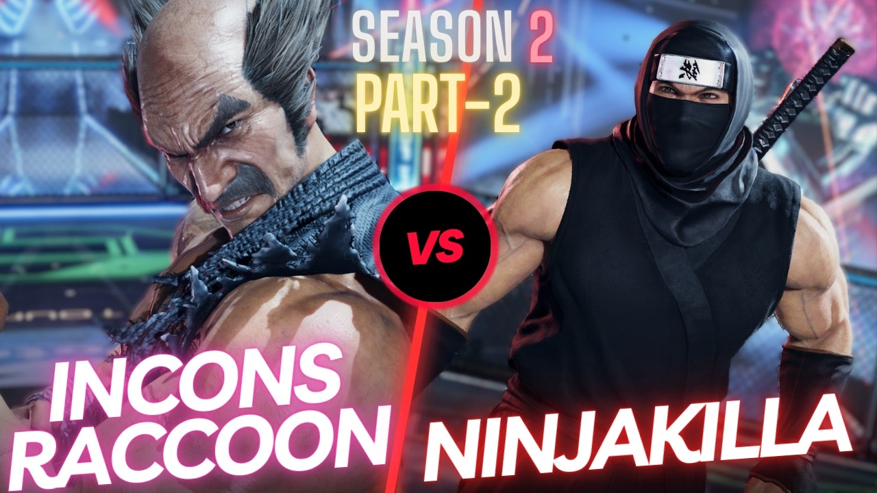 Tekken 8 | NinjaKilla (Law) VS inconsraccoon (Heihachi) Part-2 Player Match