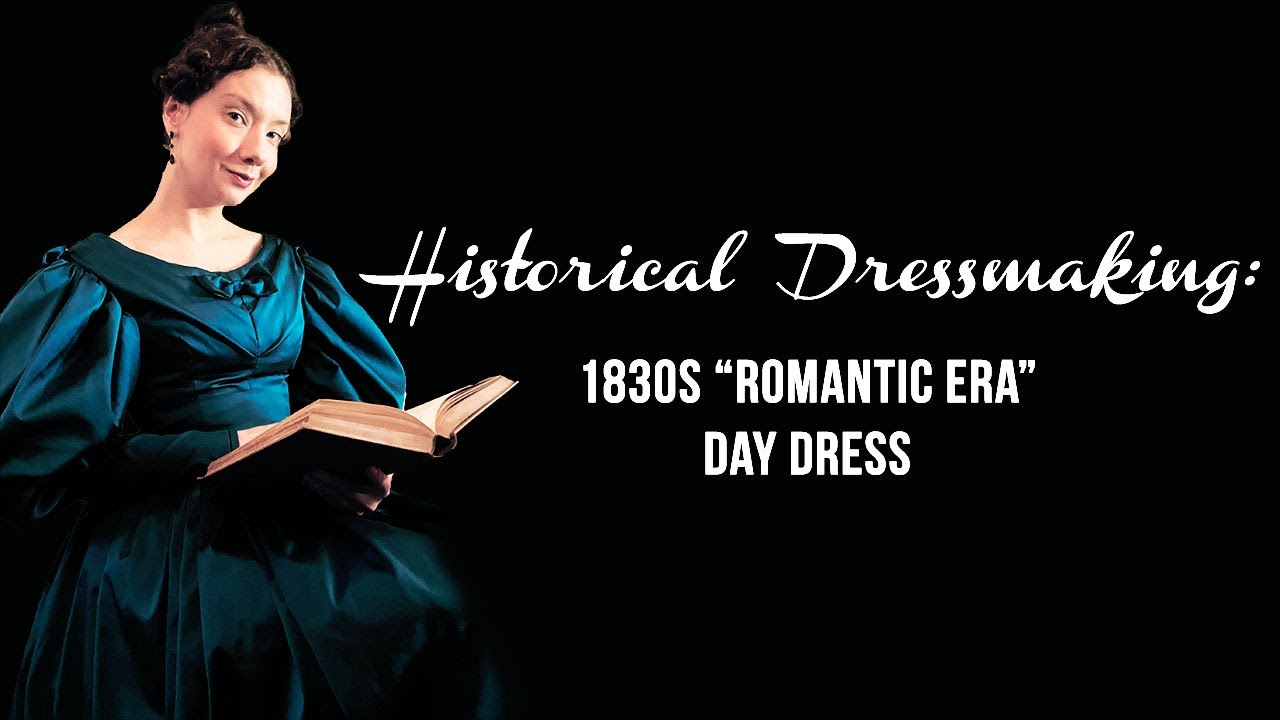 Historical Dressmaking: Romantic Era (1830s) Day Dress