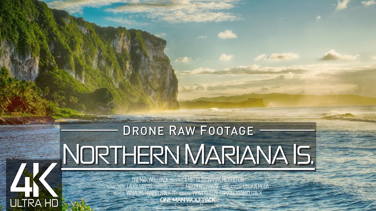【4K】🇲🇵🇺🇸 Drone RAW Footage 🔥 These are the NORTHERN MARIANA ISLANDS 2024 🔥Saipan🔥UltraHD Stock Video