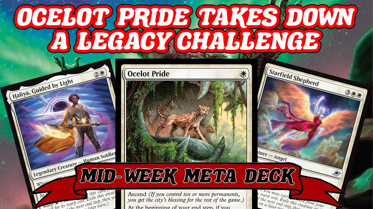 OCELOT PRIDE TAKES DOWN A LEGACY CHALLENGE! Legacy Mono-White Life Gain Aggro MTG