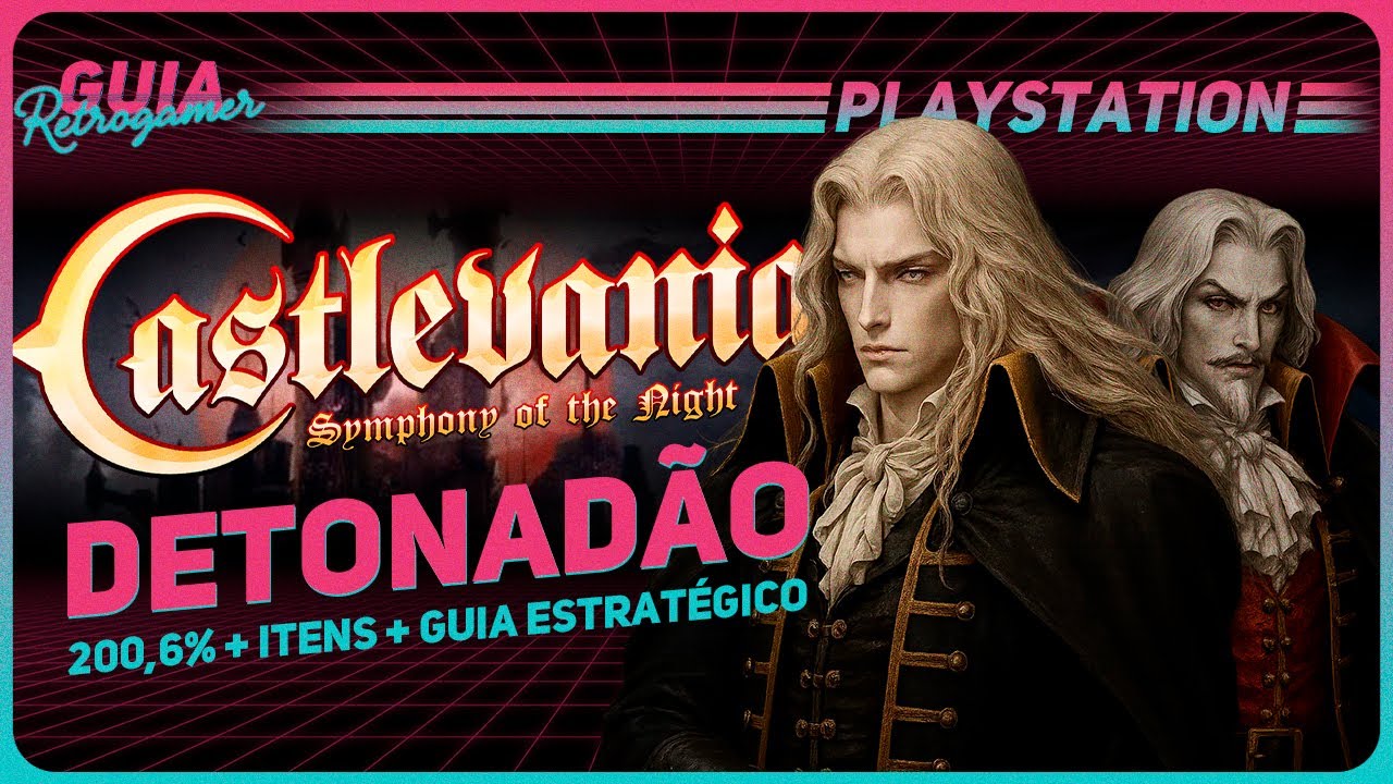 CASTLEVANIA SYMPHONY OF THE NIGHT - Playstation | Detonado Completo 100% + todos os itens e 200.6%