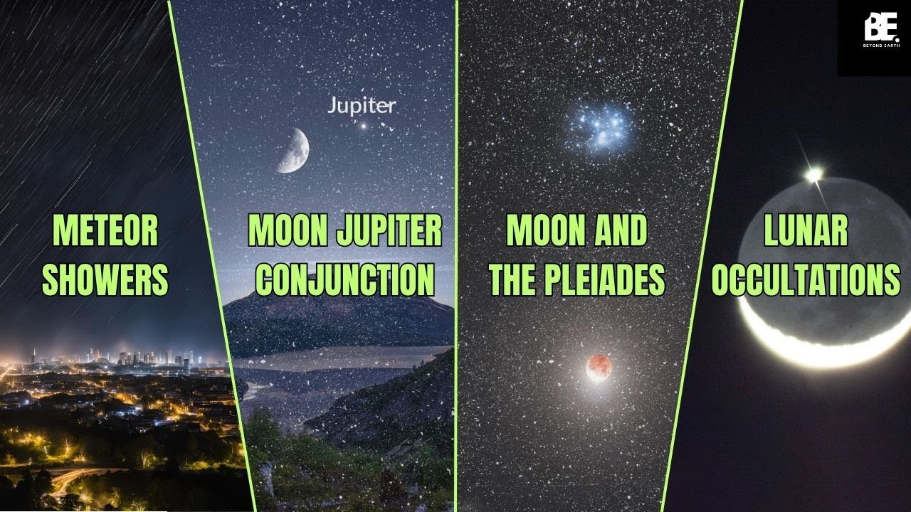 November 2025 SKYWATCHING Guide - Meteor Showers, Planet Pairings & Lunar Events!