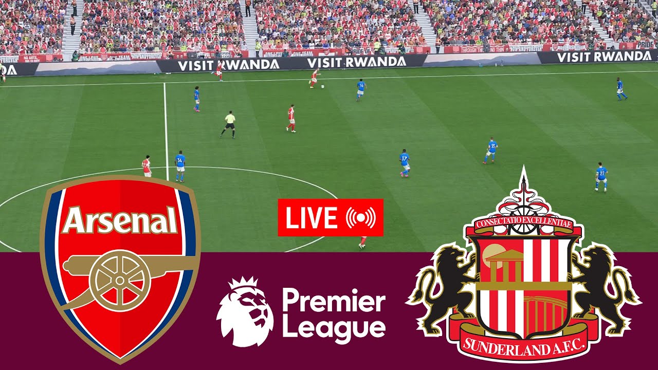 [LIVE] Arsenal vs Sunderland Premier League 25/26 Full Match - Video Game Simulation