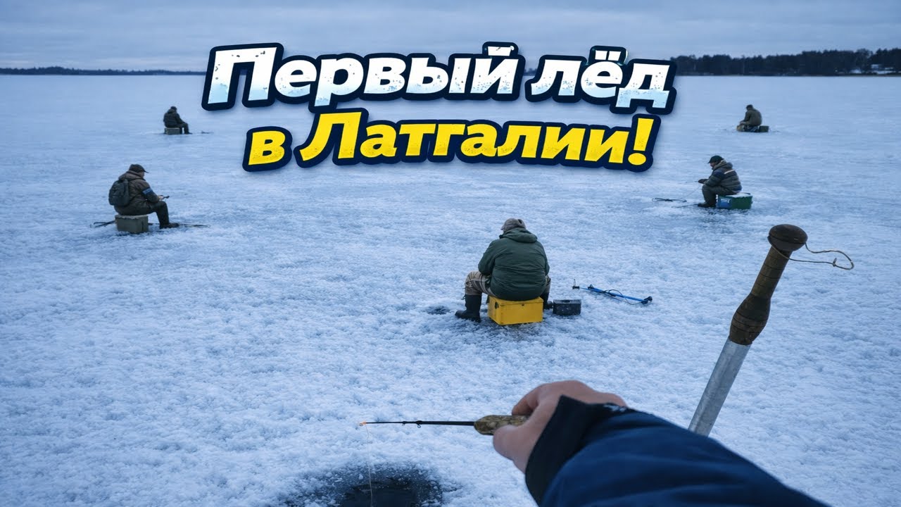 Первый лёд КОВАРЕН и ОПАСЕН!