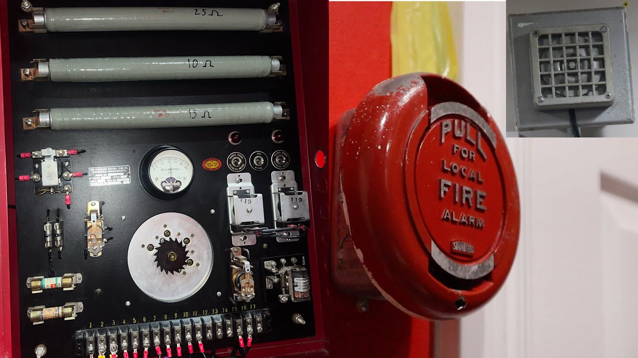 1957 Standard Electric Time UAX-3-M Fire Alarm System Show-Off