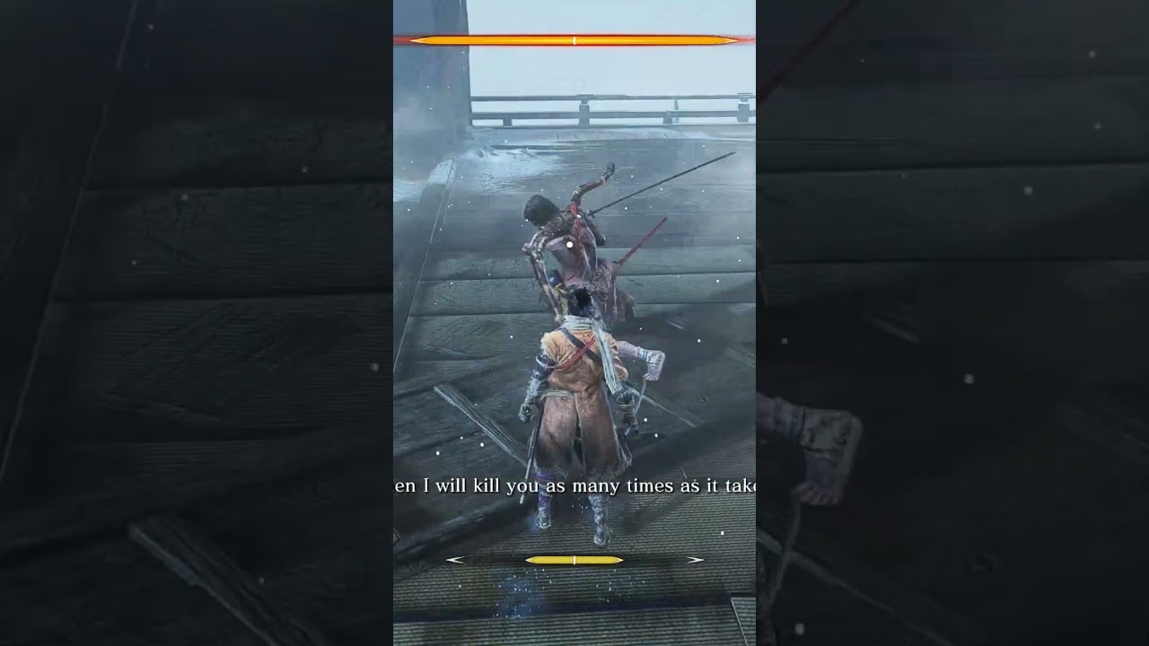 Genichiro way of tomoe boss fight  #sekiro