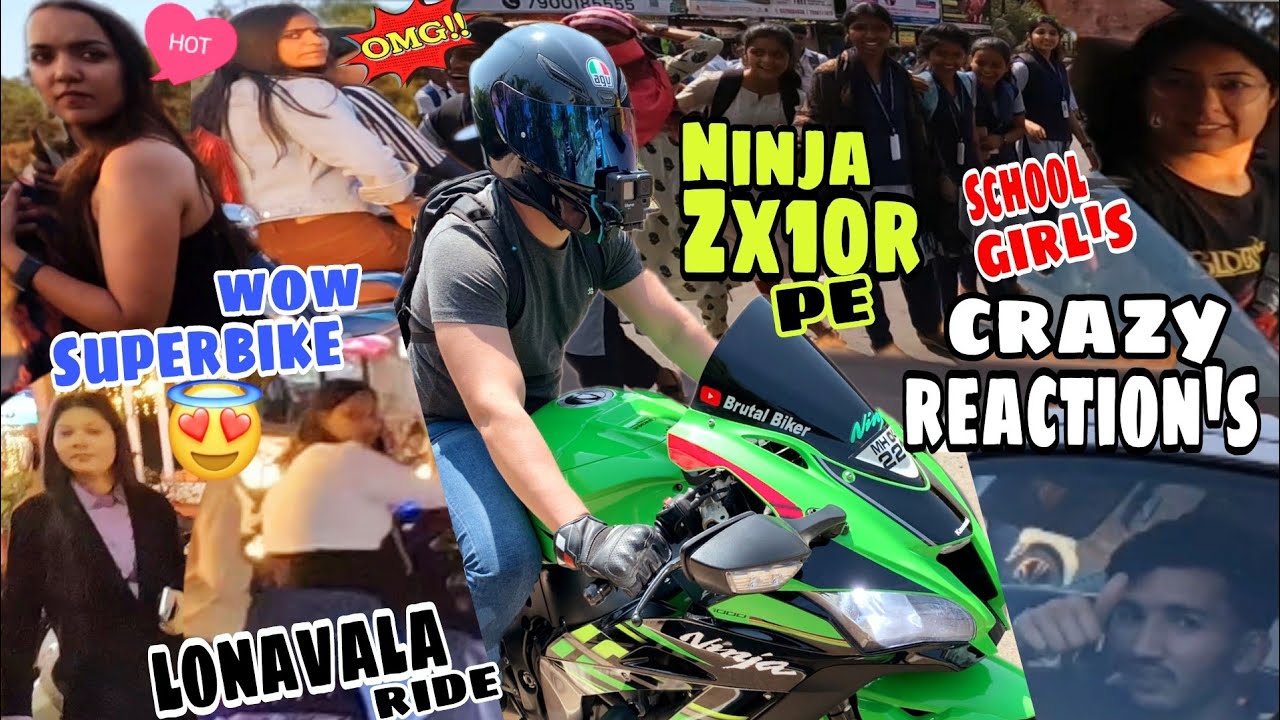 Zx10r Crazy Reaction's #lonavala #superbike #kawasaki #zx10r #bike #youtube #viral #travel #motovlog