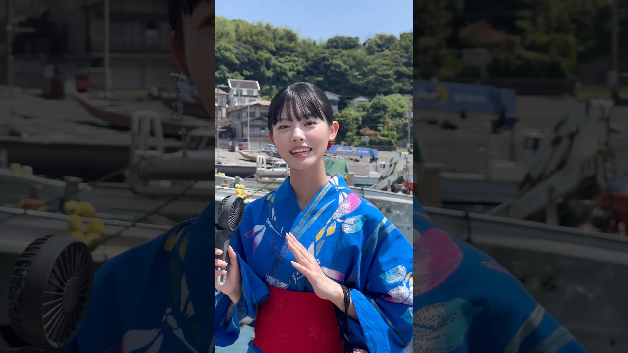 そのちゃんの浴衣姿の破壊力やばい。八月以外に聴く八月の曲です🎆 #平松想乃 #八月の花火 #紫今