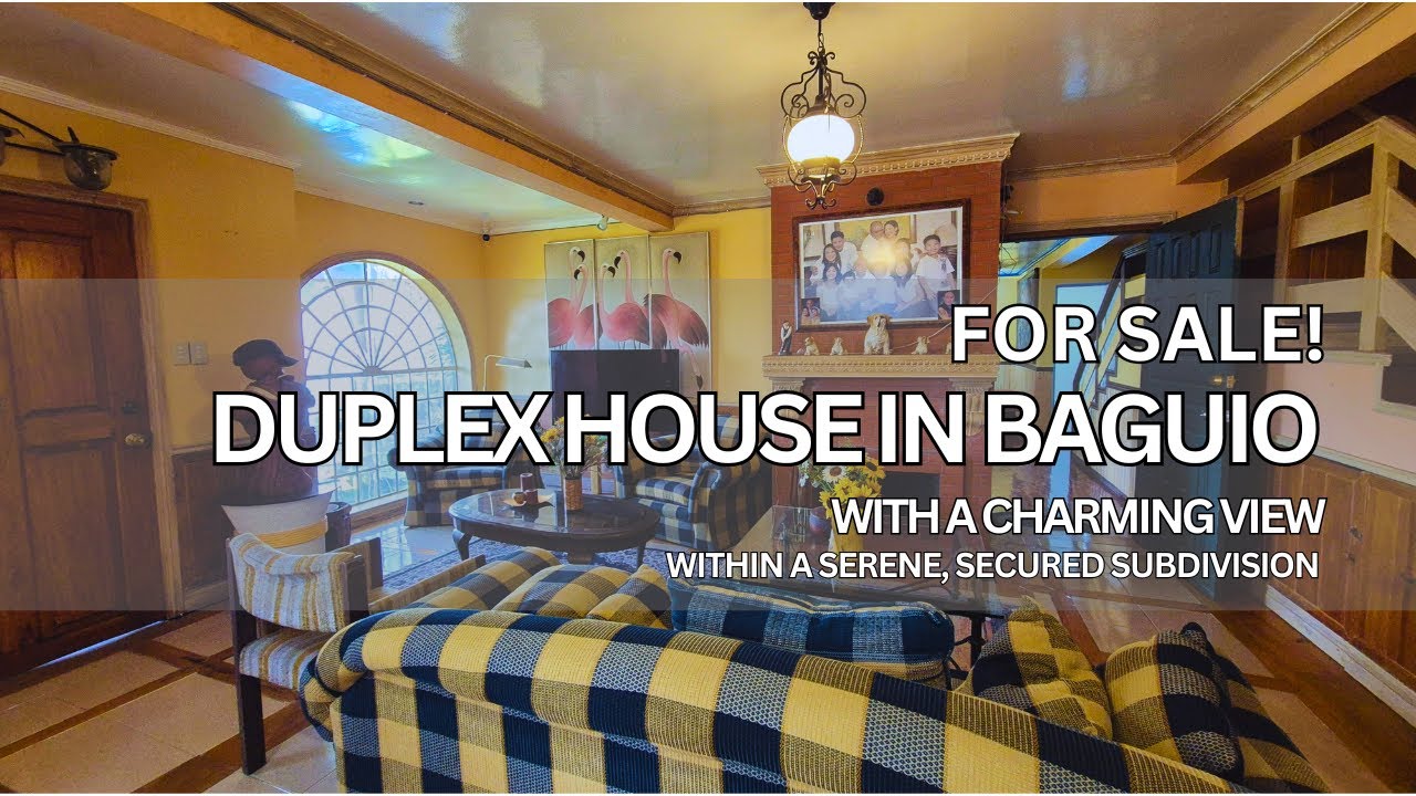 DUPLEX HOUSE AND LOT WITH OVERLOOKING VIEW FOR SALE!