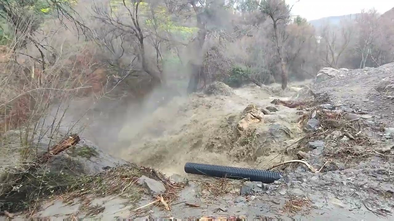 Río Lanjarón 11 de Febrero. La mayor crecida en años.