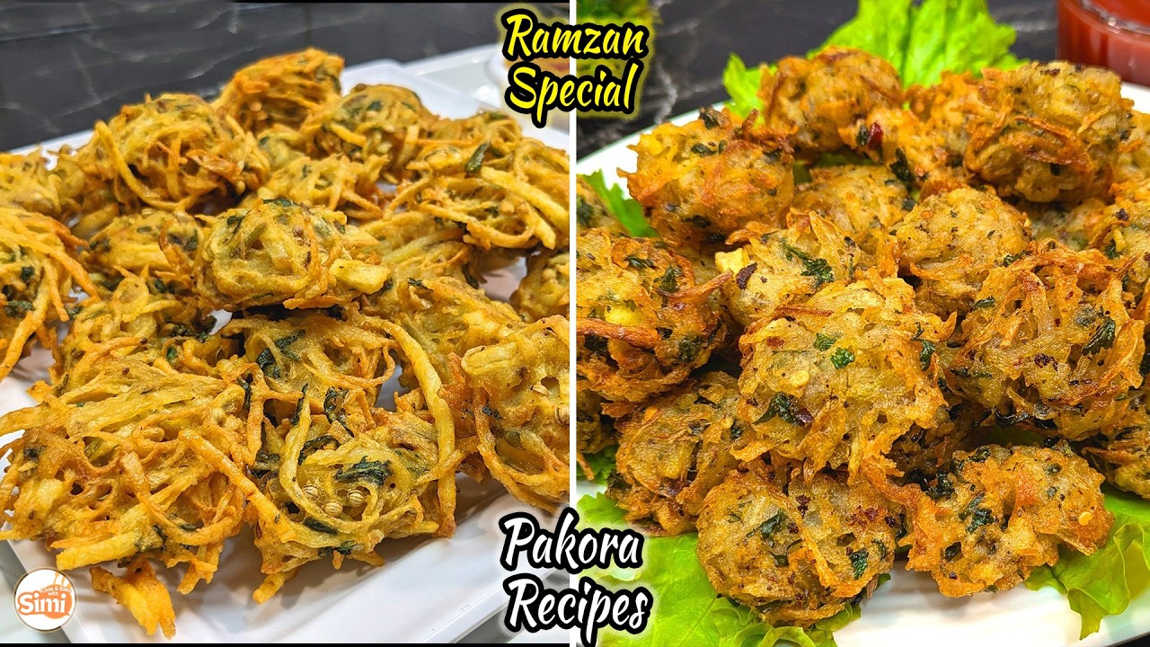 Crispy Lachha Pakora Recipe | Ramzan Special Aloo Lacha Pakora | Crispy Potato Snacks | Iftar Recipe