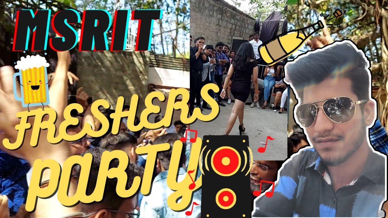 Msrit freshers party 2021 | Freshers party vlog | MS Ramaiah Institute of Technology