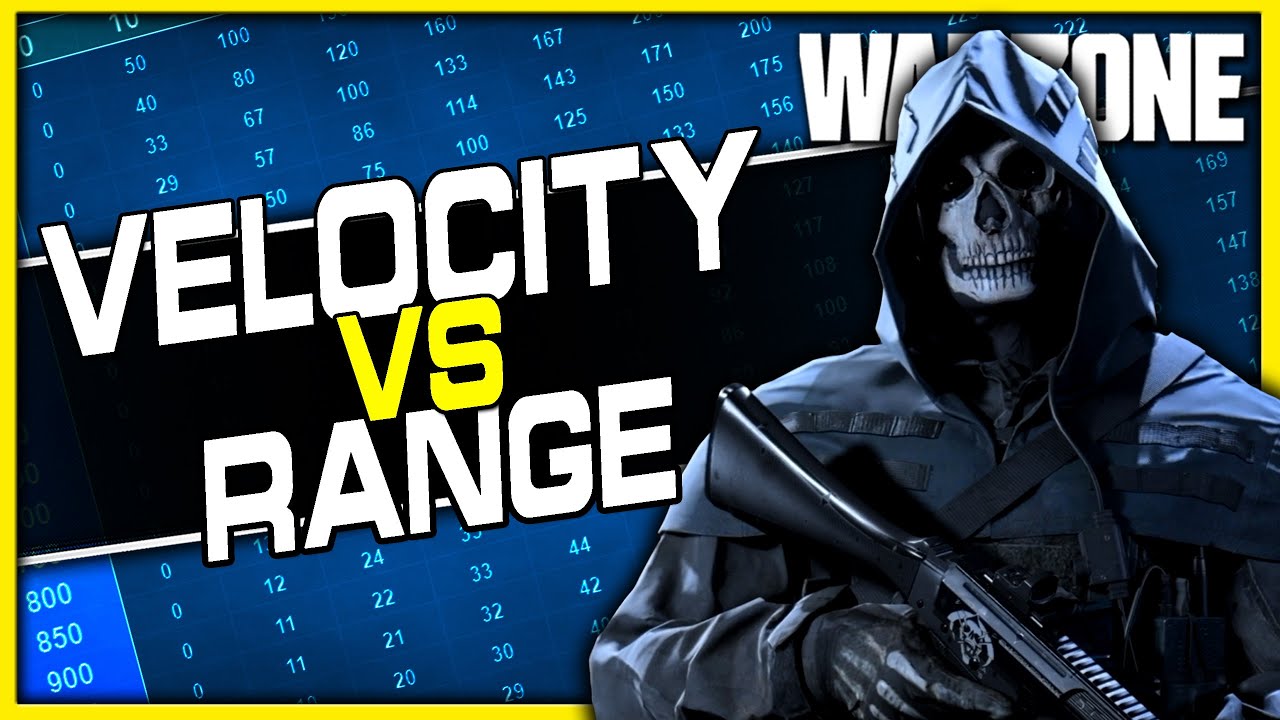 Bullet Velocity vs Range in Warzone! (Find the Optimal Range for Velocity)