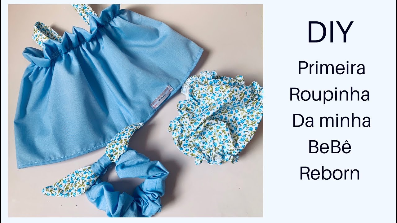 DIY - Conjunto para BEBÊ REBORN e BONECAS SIMILARES - Risoleta