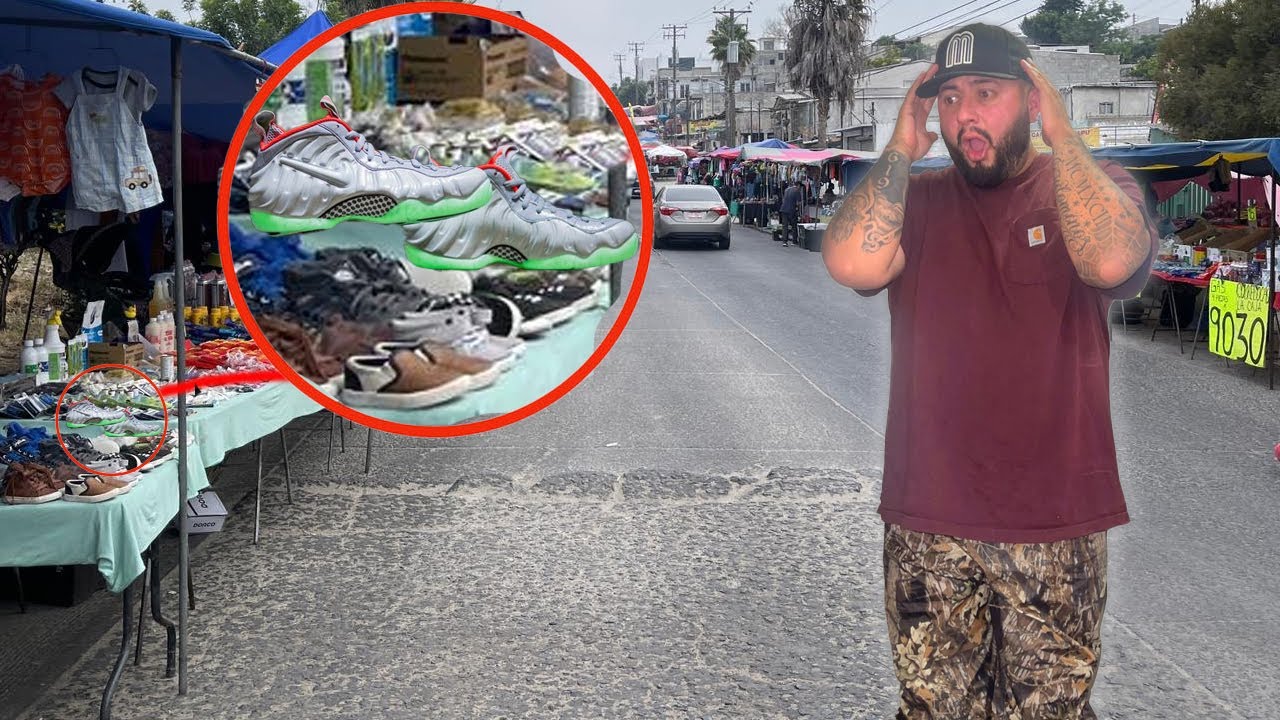 CHACHAREANDO EN TIANGUIS DE TIJUANA #tianguis #thrifting #vintage #fleamarket #sobreruedas #nike
