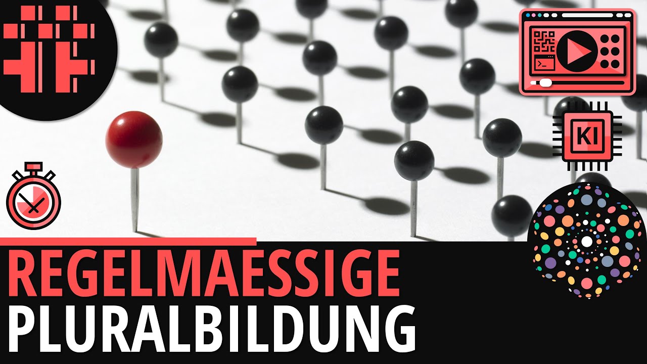 Regelmäßige Pluralbildung│Englisch Lernvideo│Learning Level Up [KI] [SHORTY]