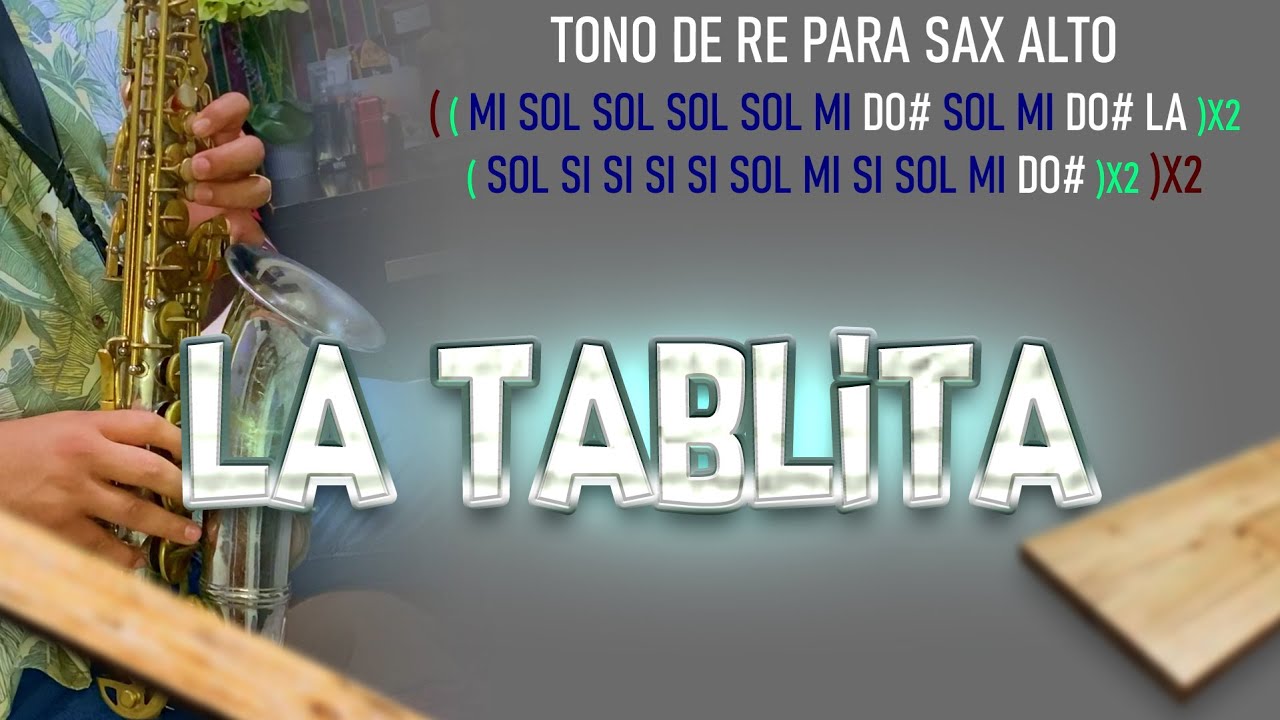 La Tablita (Grupo Legitimo Merequetengue) - tutorial para saxofón