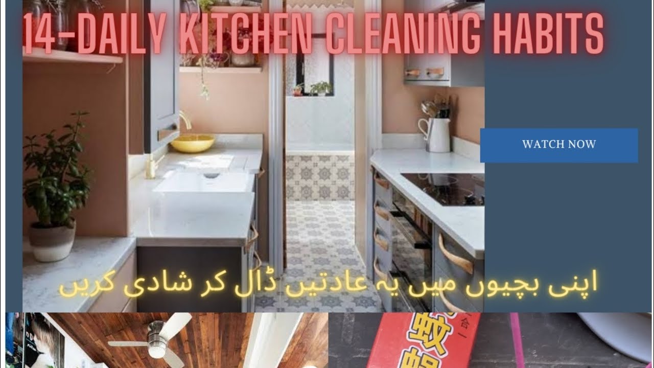 14 Essential Daily Habits for a Spotless & Organized Kitchen | Ultimate Kitchen Cleaning Tips