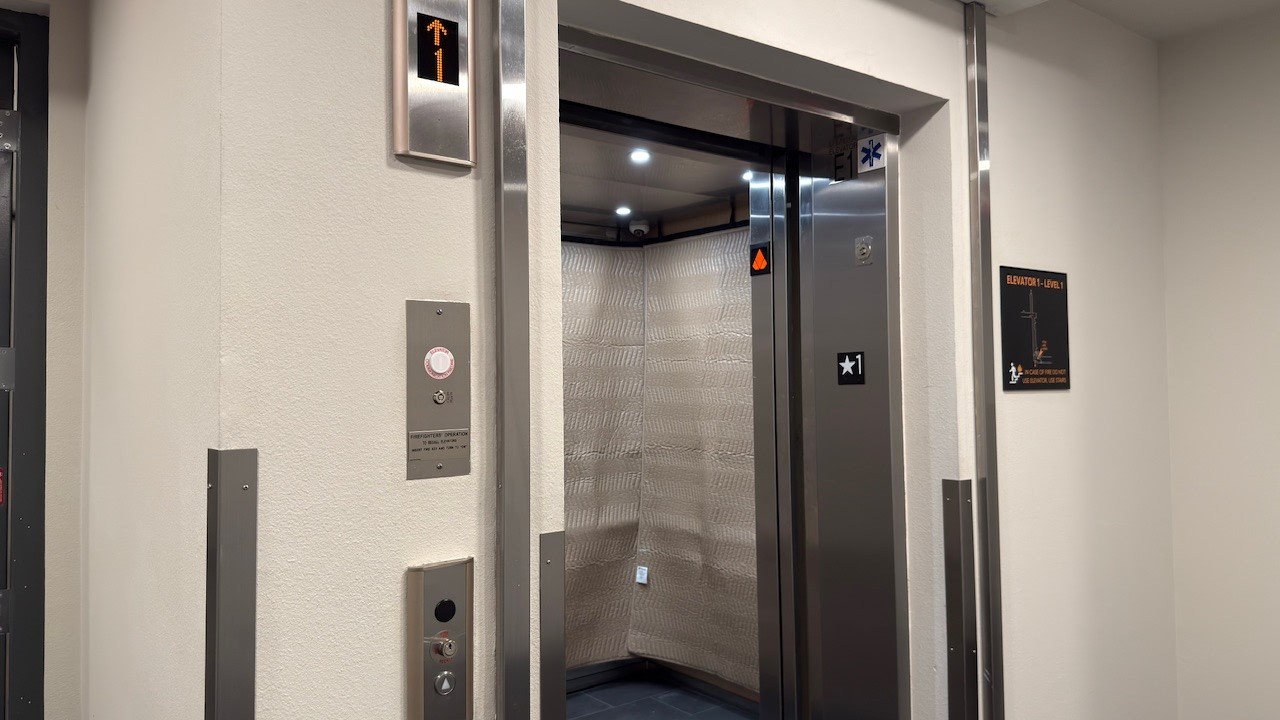 NEW! KONE MonoSpace 500 DX Traction Elevators @ Citron at the Packing District, Orlando, Florida
