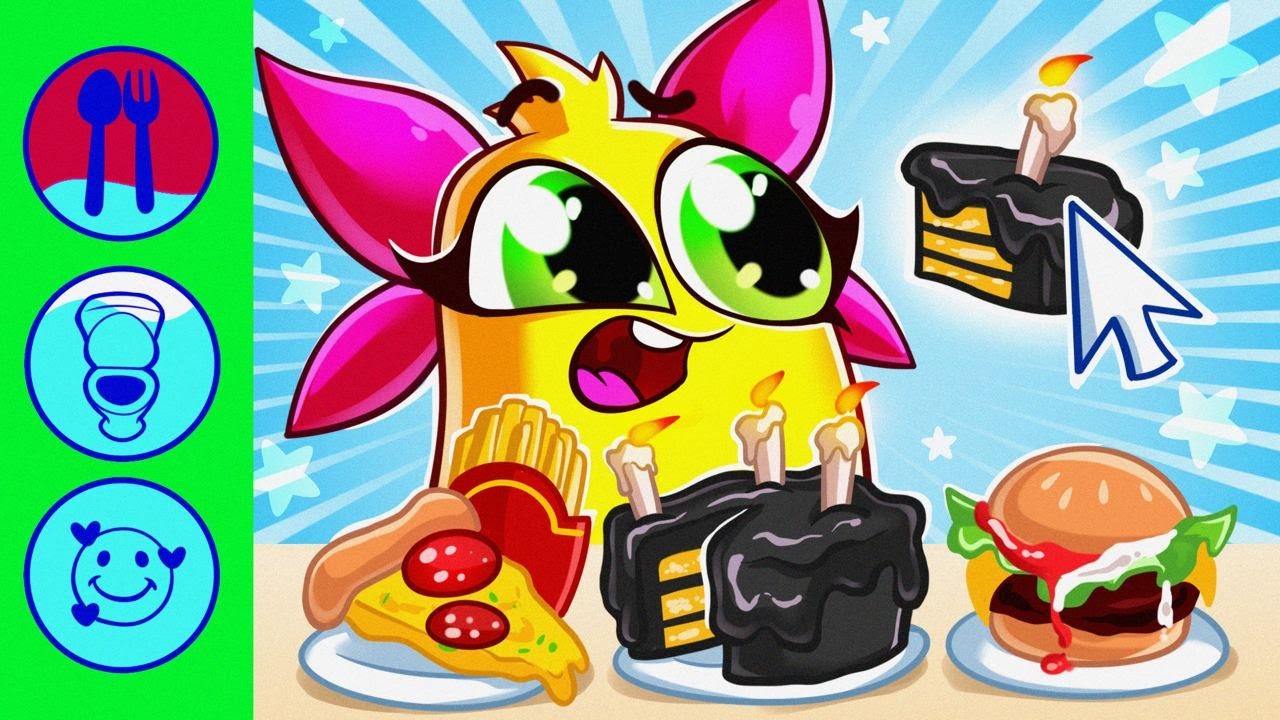 🍎 'I Am Hungry!' - Fluffy Friends' Feast & Fun Song! 🎶