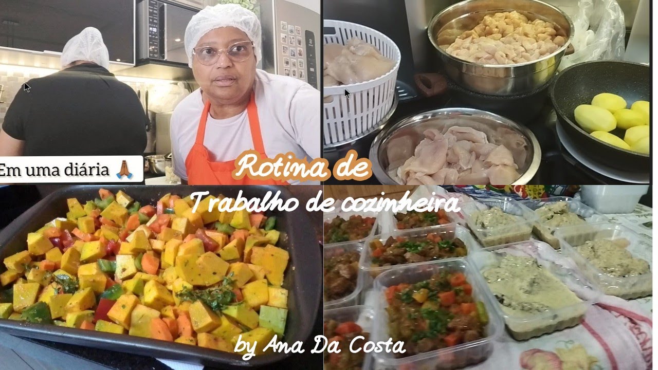 Trabalho de COZINHEIRA com Débora!Estava muito mal da gripe, Terminei de fazer em casa! #cozinheira 