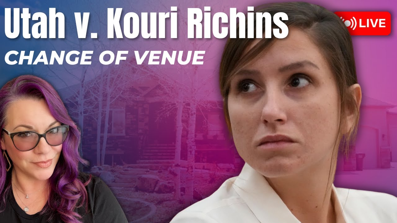 LIVE COURT | Kouri Richins Change of Venue Motion Hearing. Trial Delayed?!