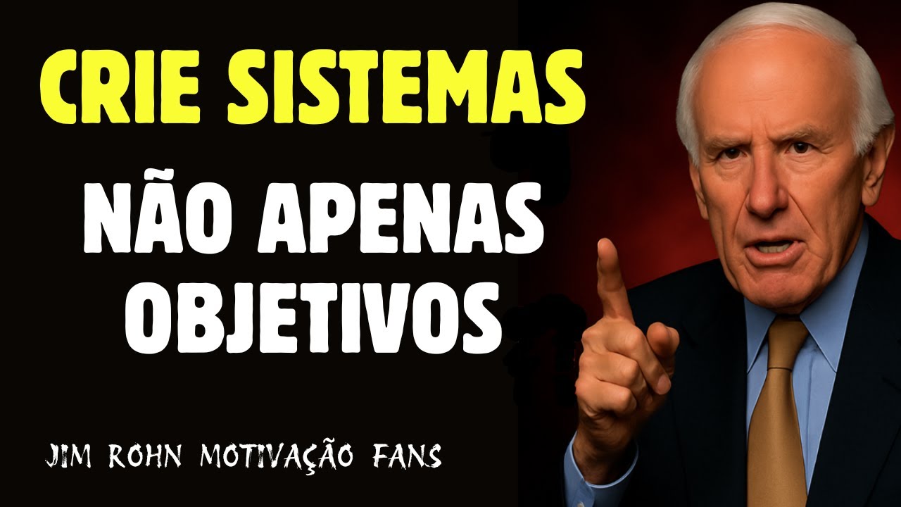 Como Criar Sistemas Que Realmente Te Levam a Alcançar Seus Objetivos – Jim Rohn Motivação