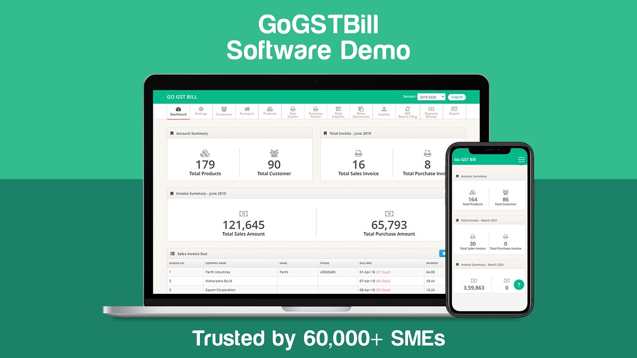 GoGSTBill - Best GST Billing Software - Lifetime Free 2022