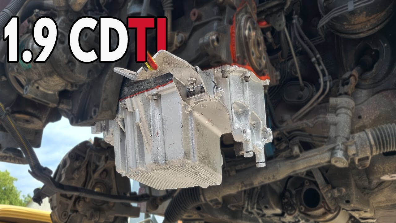 [Z19DTH Z19DT] Demontaż miski olejowej bez zdejmowania sanek  1.9 CDTI  OPEL VECTRA C SIGNUM ZAFIRA