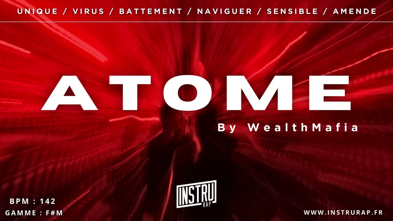 Instru Rap Drill Sombre Gratuit 2024 | ATOME | Agressive Dark Rap Beats (Wealthmafia)