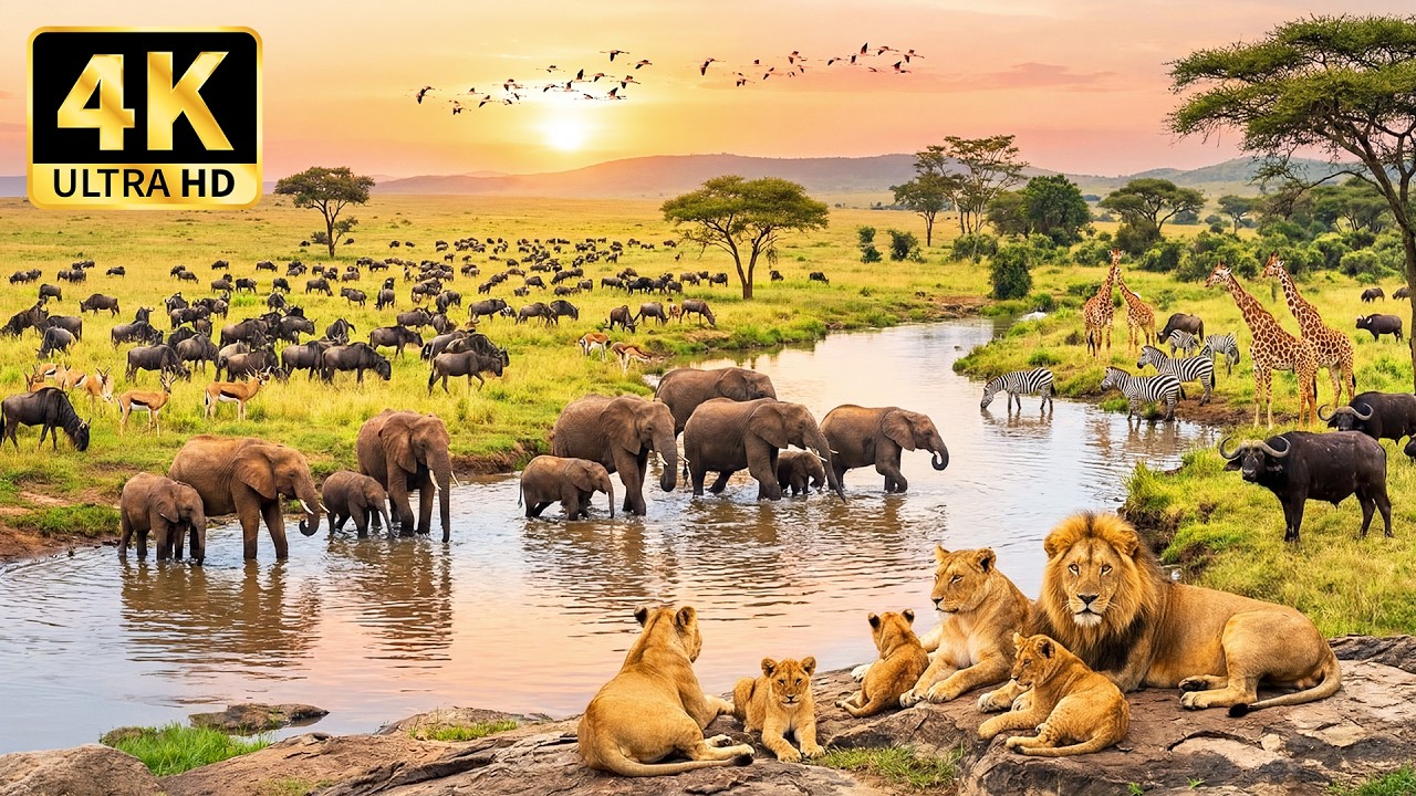 Hidden Gems of Africa in 4K | Discover Secret Animals with Relaxing Soundscapes