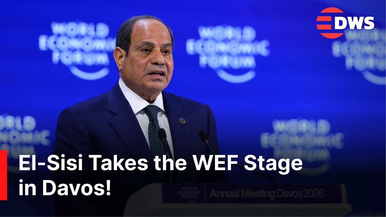 FULL REMARKS: Egyptian President Abdel Fattah El-Sisi Delivers Special Address at WEF | AC1Z
