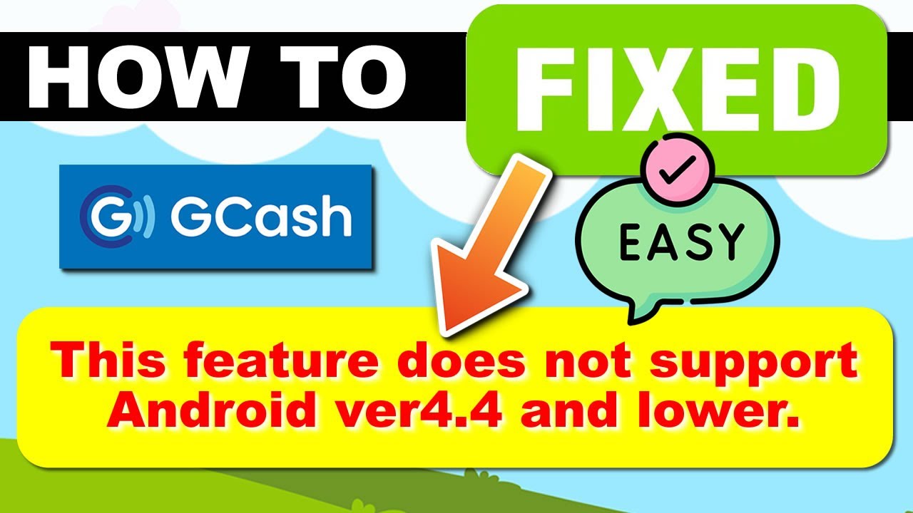 ИСПРАВЛЕНИЕ: GCash Эта функция не поддерживает Android версии 4.4 и ниже | НЕ НУЖНО УДАЛЯТЬ GCASH