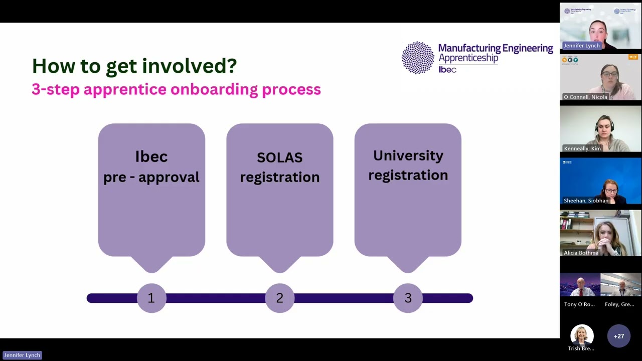 Manufacturing Engineering Apprenticeships  Informational Webinar recorded 24/02/2026