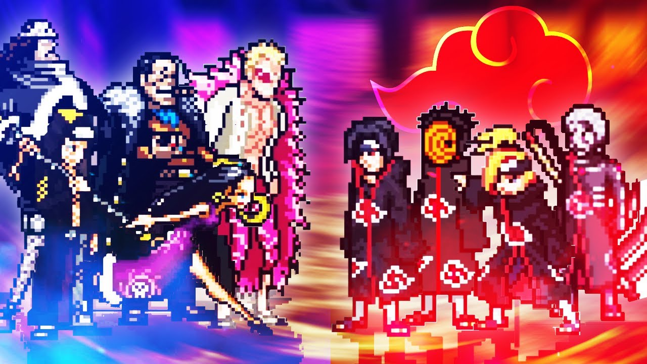E SE A AKATSUKI ENFRENTASSE OS SHICHIBUKAIS? DESCUBRA QUAL É A ORGANIZAÇÃO MAIS FORTE...
