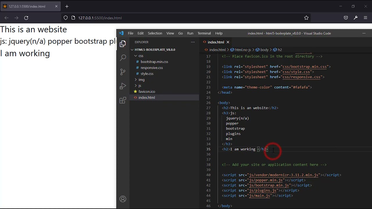 Visual Studio Code Live Preview - Vs Code Live Preview using Live Server