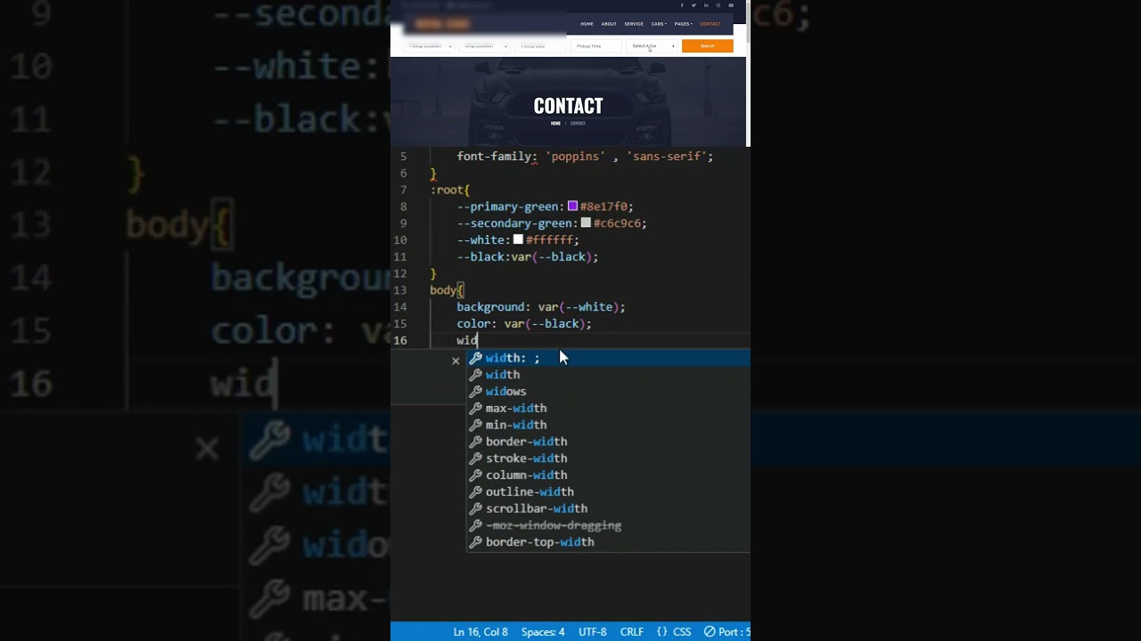 🎨 Awesome Hover Effect Menu with HTML & CSS | Smooth & Stylish Navbar! 🚀