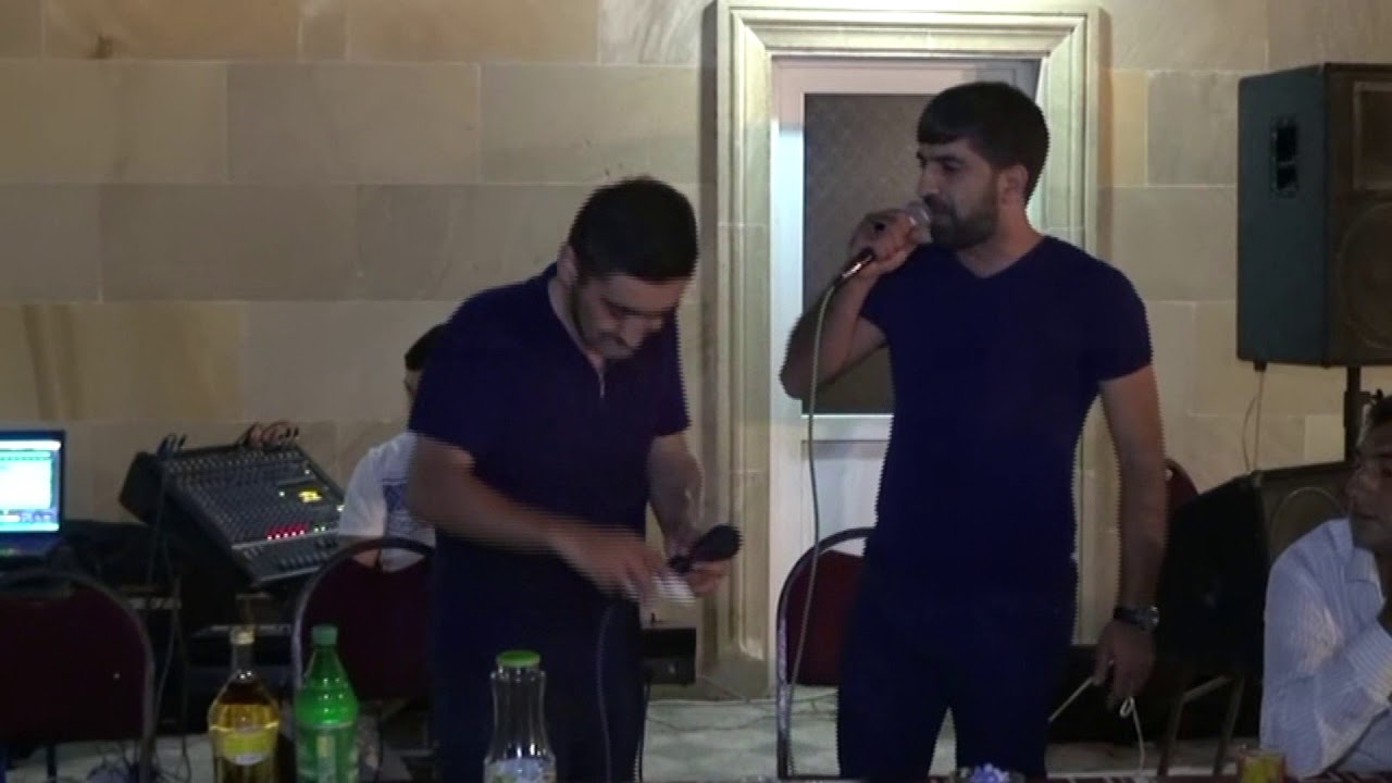 Aydin Xirdalan Ruslan Mushviqabad. Tekbetek deyishme. Neftcala Xilli Haci Vusalin toyu
