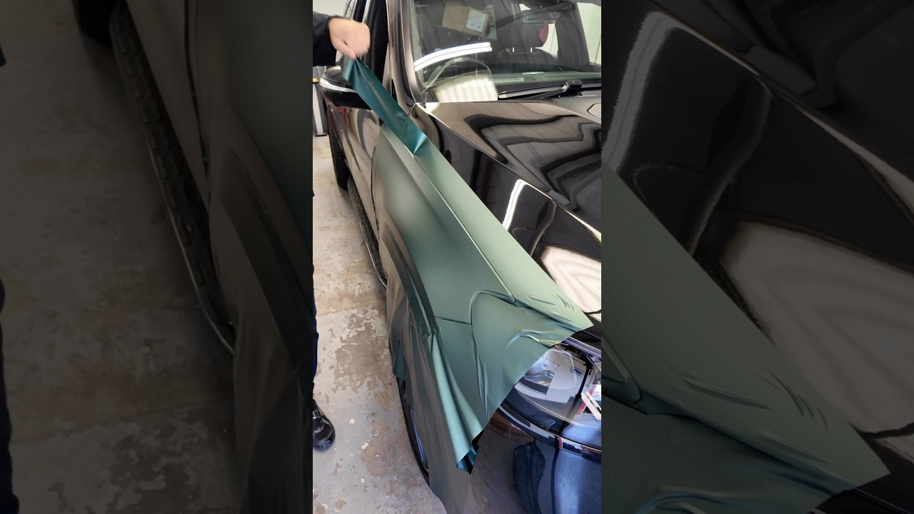 MERCEDES BENZ GLS 63 AMG - 3M MATT METALLIC PINE GREEN - MANCHESTER - CAR WRAPS UK - #fullwrap