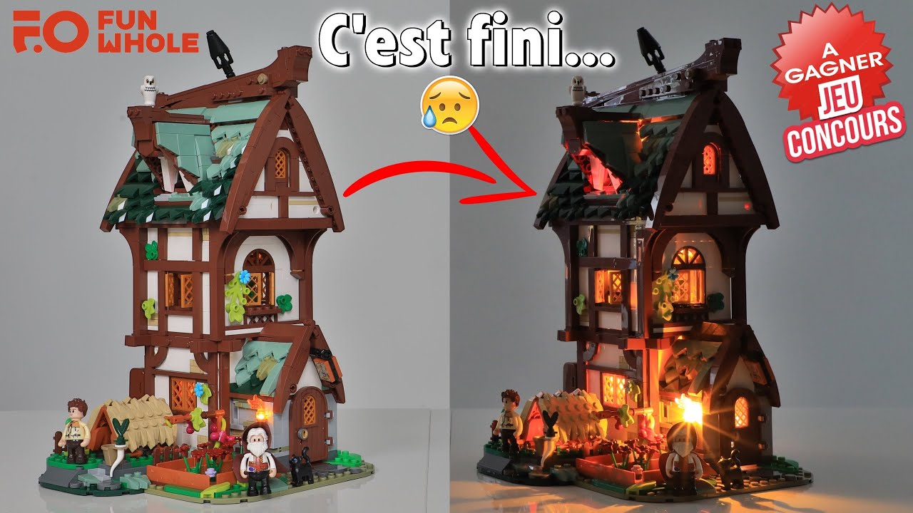 Funwhole : La boutique de l'Apothicaire. Pourquoi c'est la fin de ces présentations. #lego #medieval