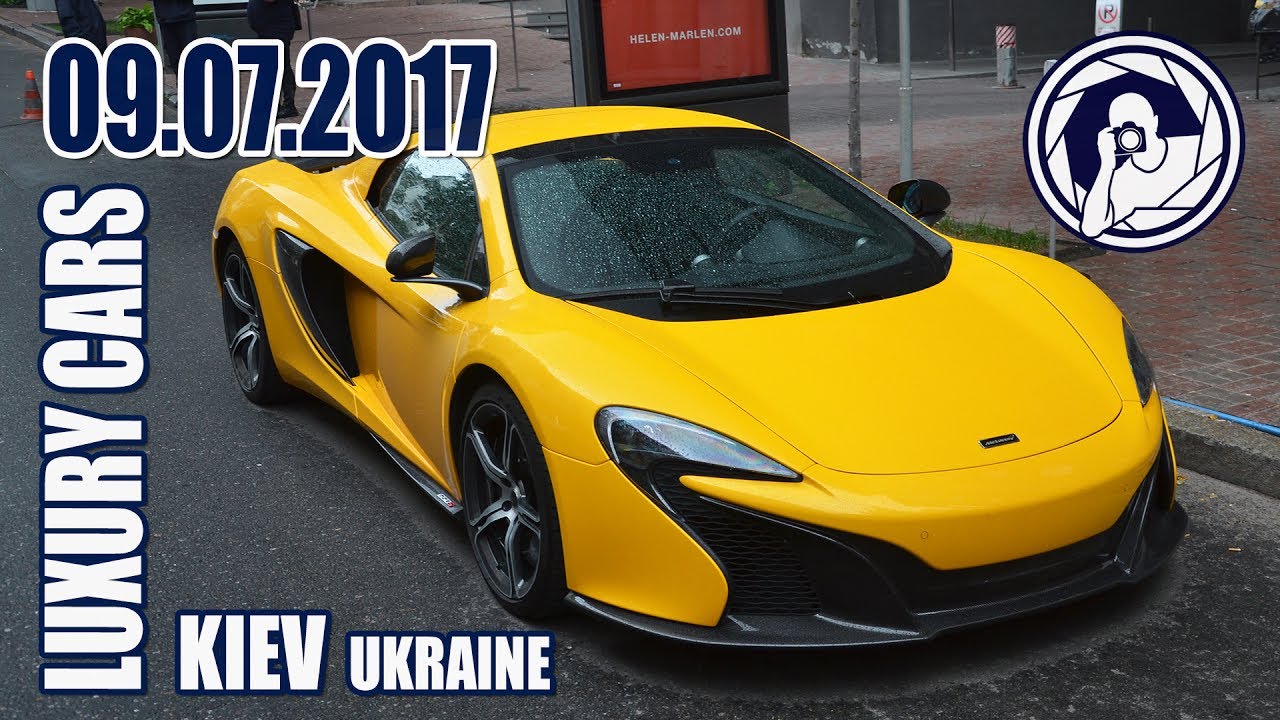 Luxury Cars in Kiev (09.07.17) McLaren 650S Spider