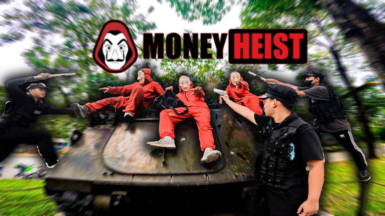 MONEY HEIST Escape POLICE 1.5 ( bella ciao remix )  phi vụ triệu đô