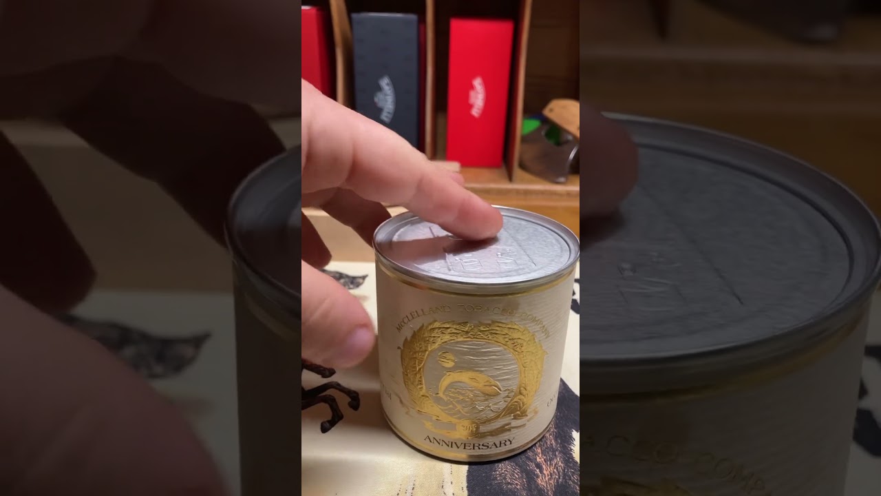 Opening a McClelland Tobacco blend from 2005!