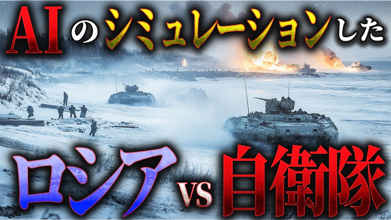 【侵略戦争】もしロシアが北海道に攻めてきたらどうなる？【AIシミュレーション】