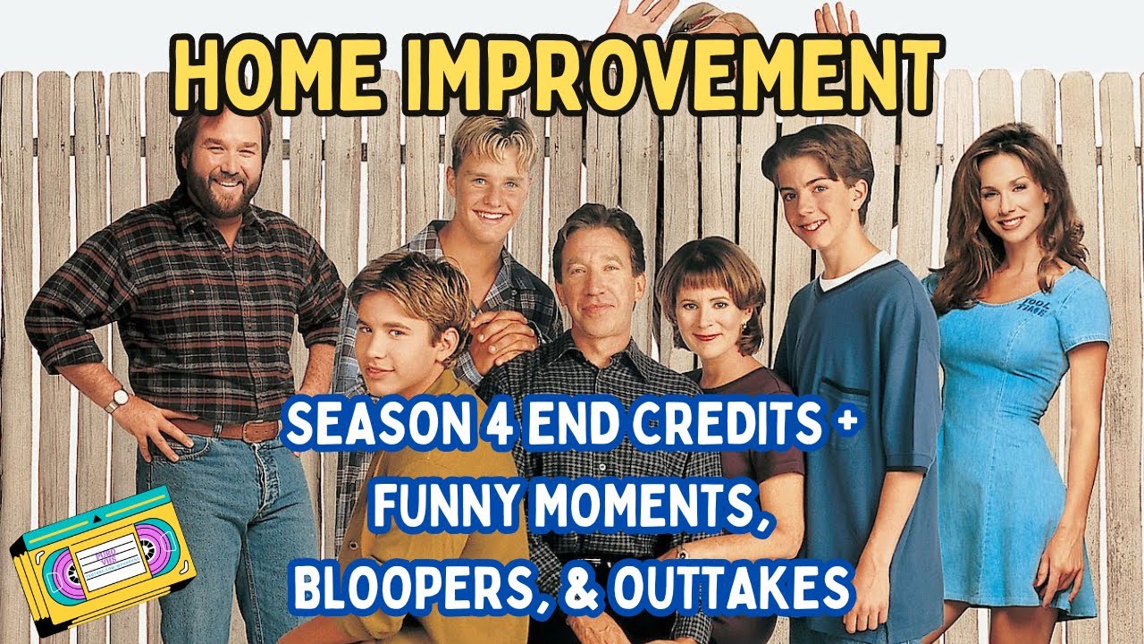 Home Improvement Season 4 | End Credits + Funny Moments, Bloopers, & Outtakes [1080p HD]