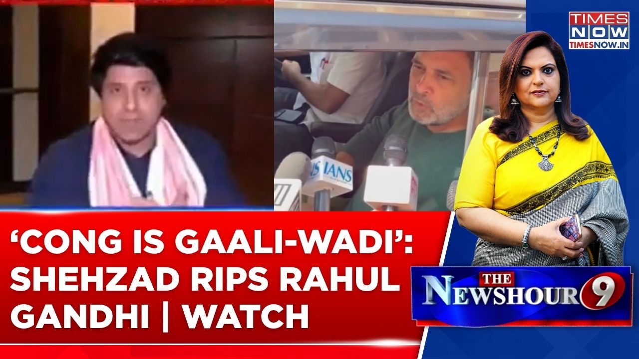 BJP’s Shehzad Slams Rahul Gandhi’s ‘Attack’ On Media, Says Congress ‘Not Gandhiwadi But Gaali-Wadi’