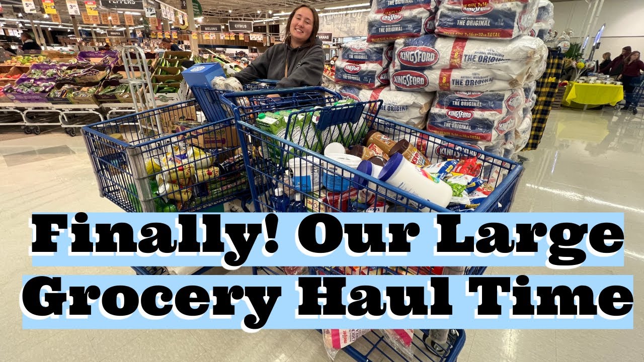 “Large Family Grocery Haul – Only $1,098 for EVERYTHING!”